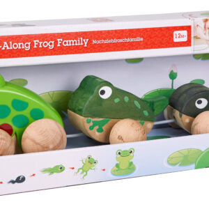 Hape Pull-Along Frog Family
