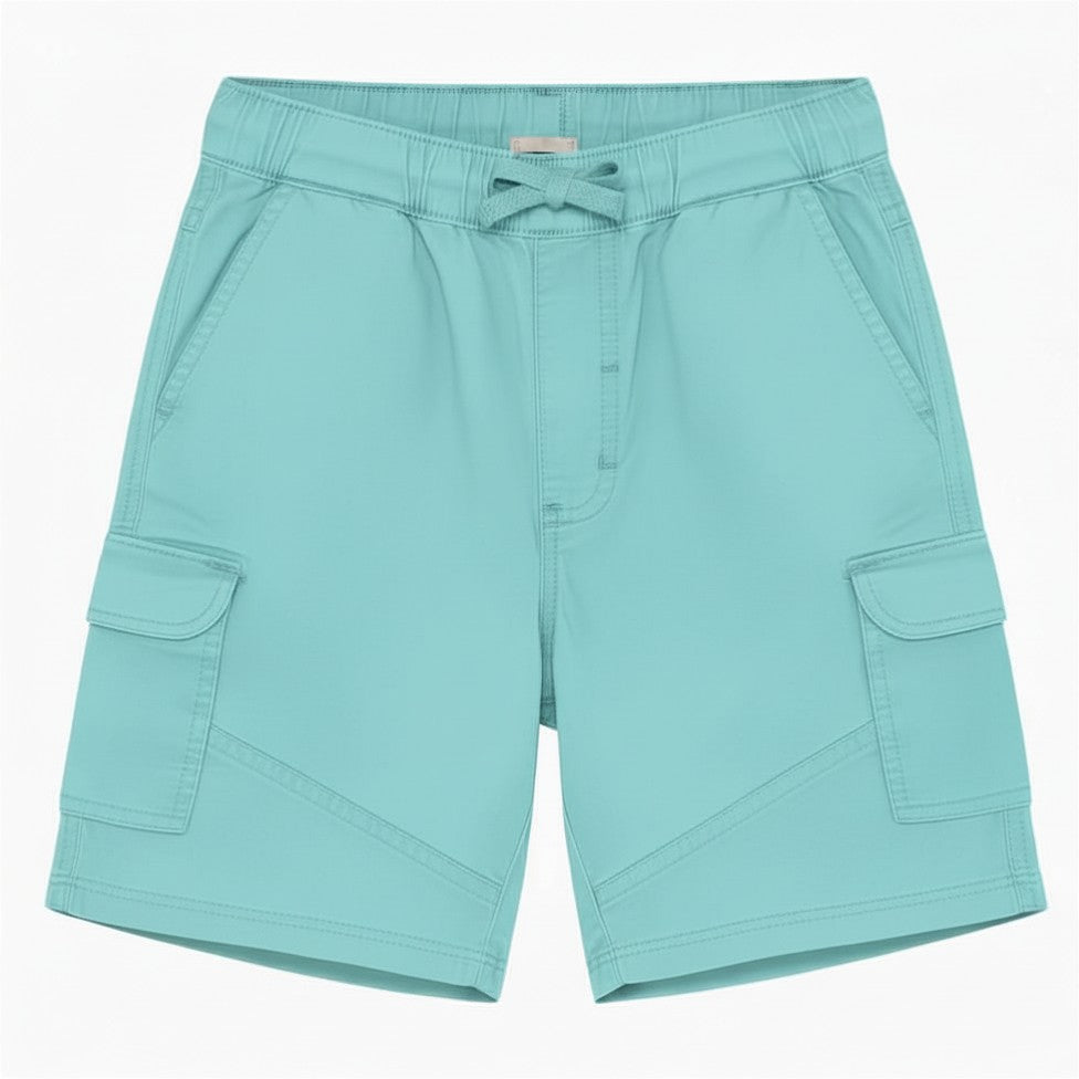 Minymo - Cotton Twill Drawstring Cargo Shorts