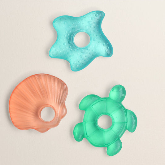 Itzy Ritzy - Cutie Coolers™ Water Filled Teethers (3-pack): Seaside
