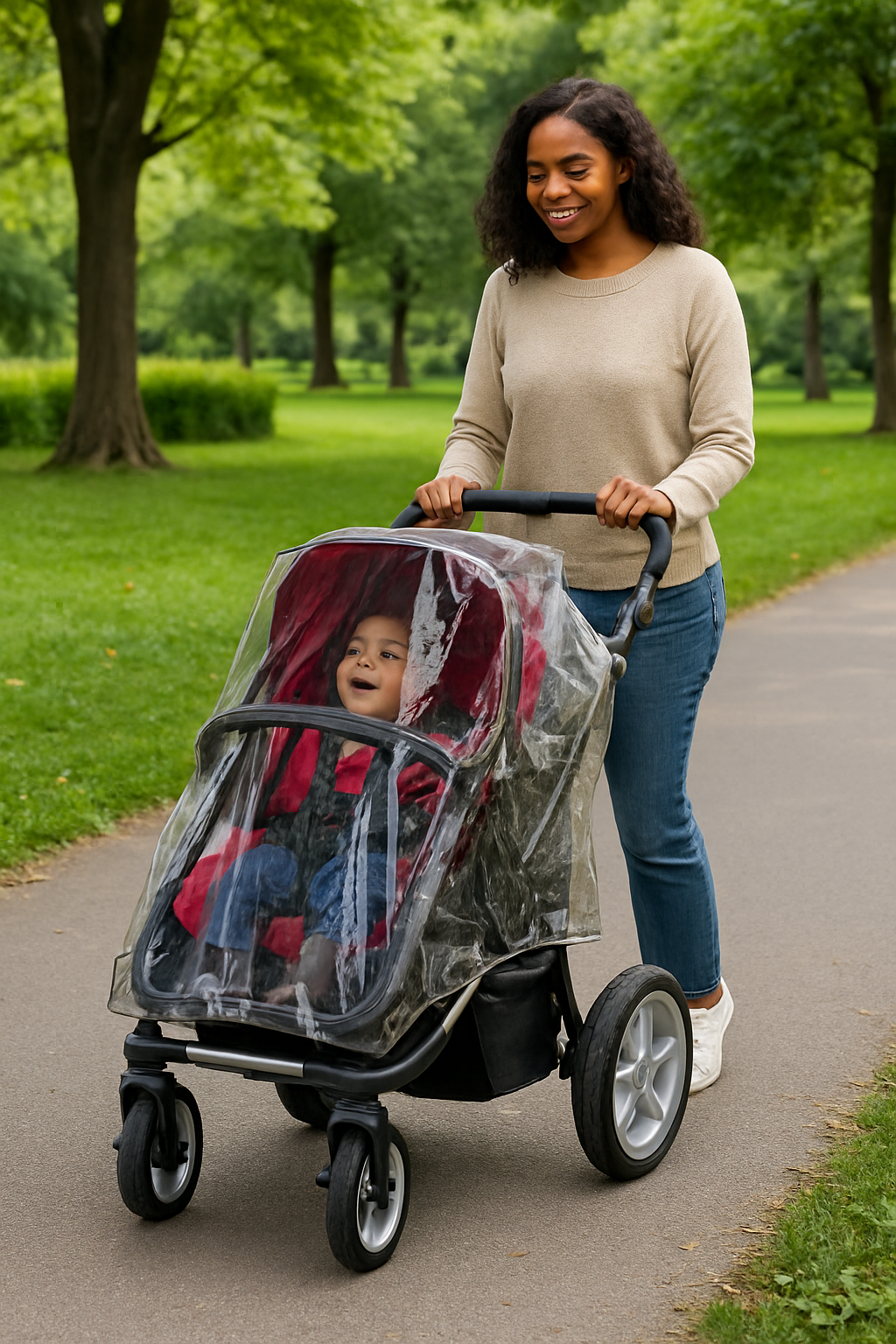 Jolly Jumper - Weathershield for Single Strollers | Free Rain & Wind Cover