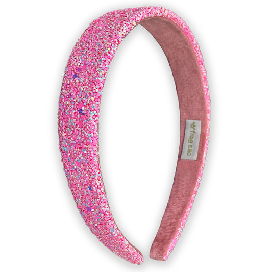 Frog Sac - Tapered Chunky Glitter Headband
