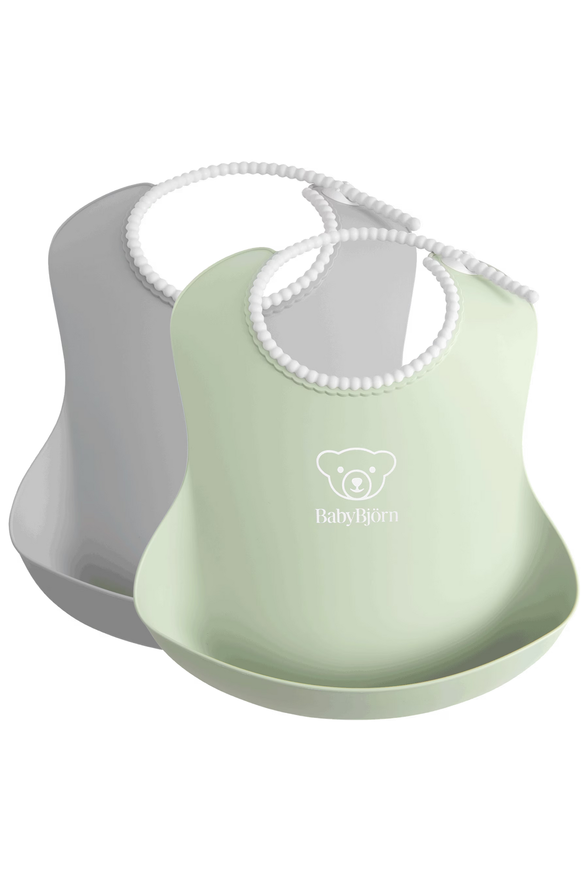 BabyBjörn Baby Bib – 2-Pack | Soft, Dishwasher Safe