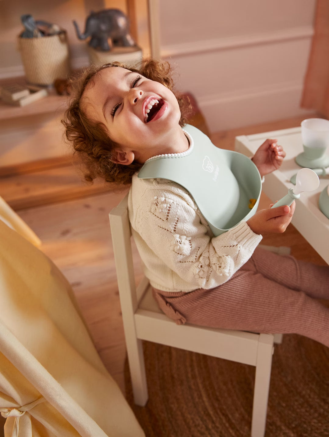 BabyBjörn Baby Bib – 2-Pack | Soft, Dishwasher Safe