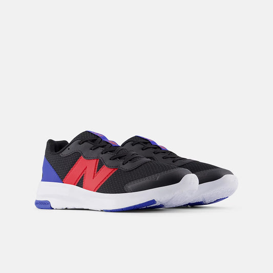 New Balance - 578v1 Bungee Lace with Top Strap - BLACK (Sandard Width)