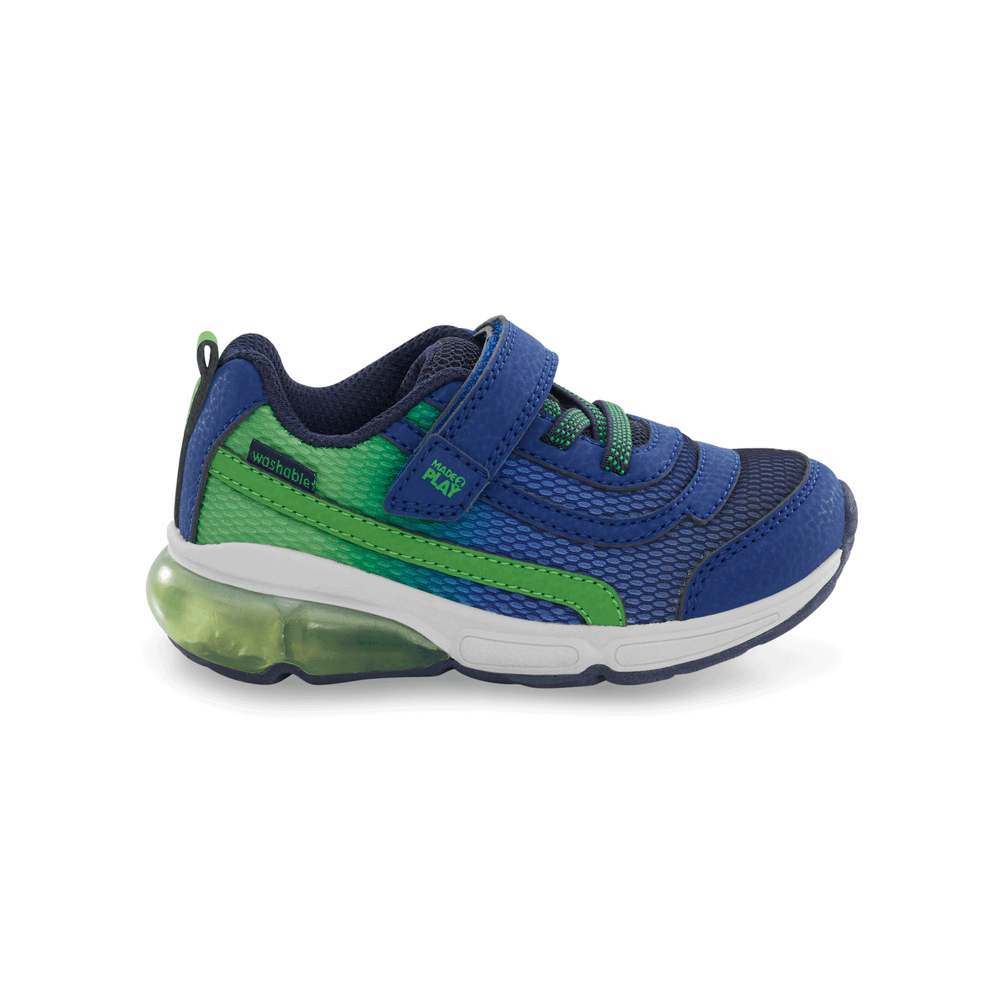 Stride Rite Made2Play Light-Up Surge Bounce Sneaker Navy Wide
