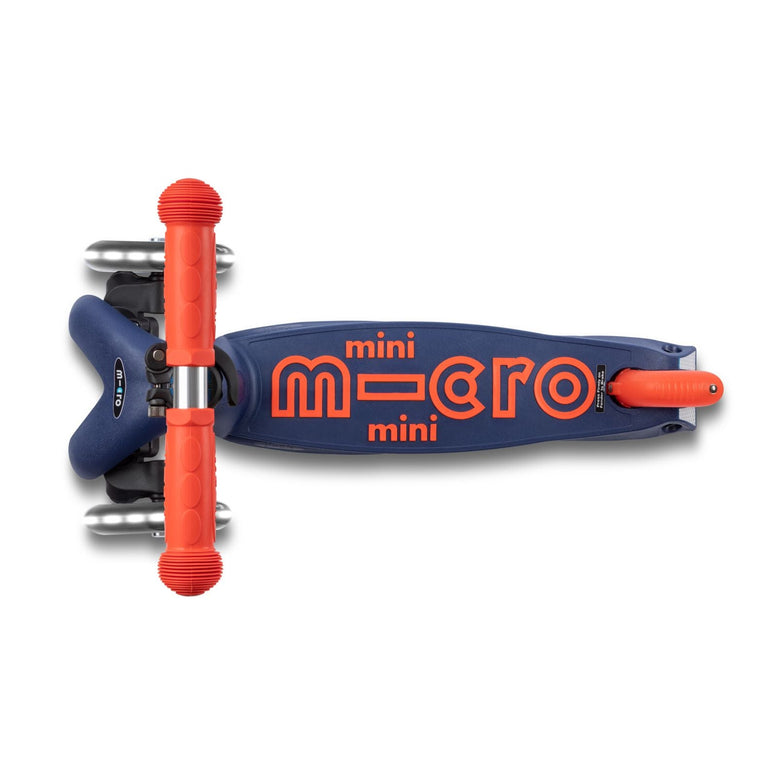 Micro Mini Deluxe Foldable LED Scooter Navy
