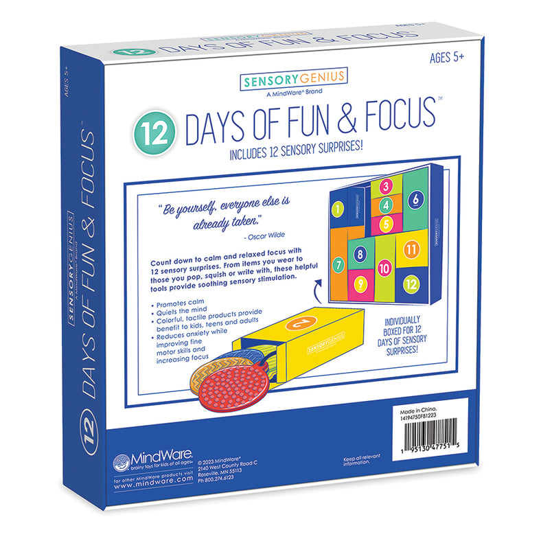 MindWare - 12 Days of Fun and Focus (Sensory Genius)