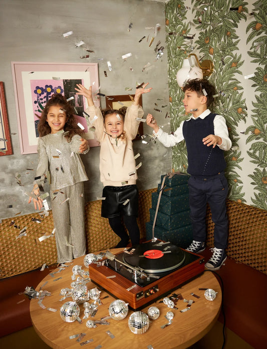 Minyom Party Glitter Botton Pant - 5Y