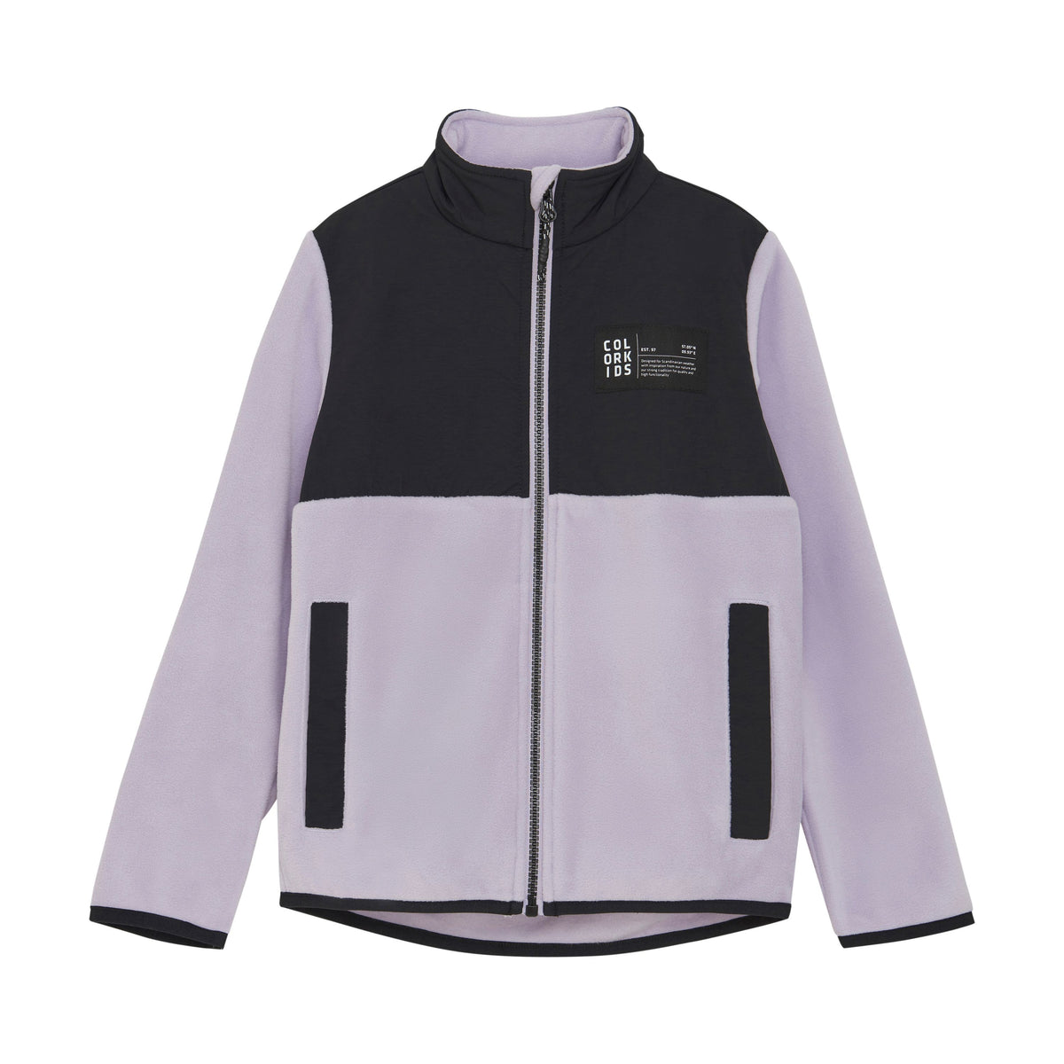 Color Kids Fleece Jacket Languid Lavender