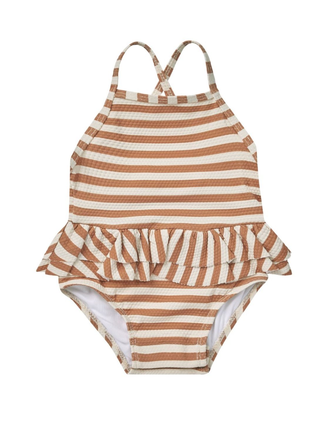 Quincy Mae - Ruffled One-Piece Swimsuit