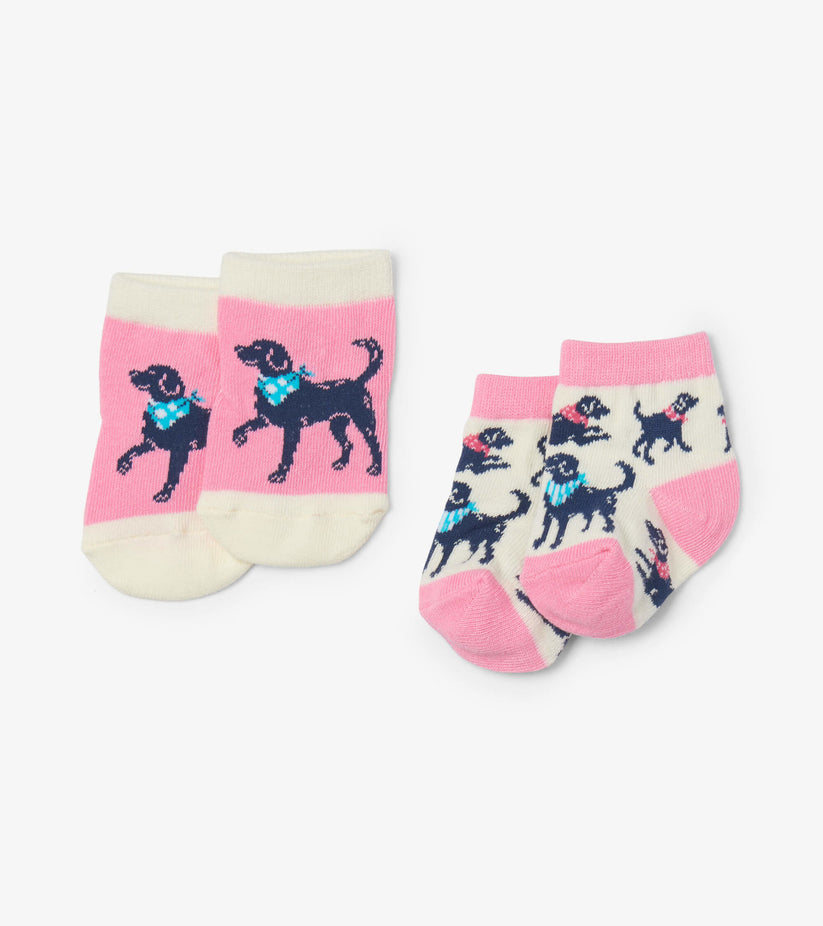 Little Blue House Bandana Labs 2 Pack Baby Socks