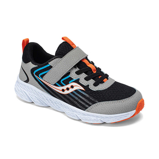 Saucony Little Kid's Wind 3.0 JR - Black/Grey
