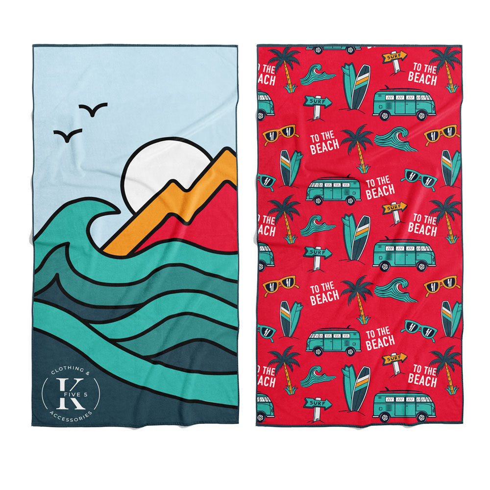 K5 - Microfiber Towel - At the Beach