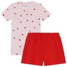 Minymo - Girls All-Over-Print T-Shirt and Shorts Set
