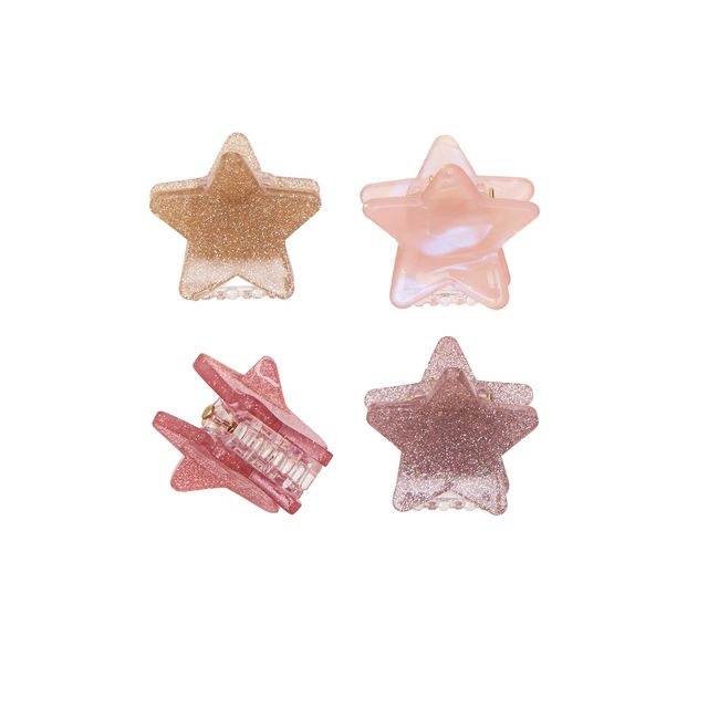 Rockahula Shimmer Stars Claw Clips 4 Pack