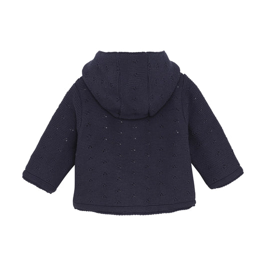 Minymo - Navy Cardigan Jacket - 3M