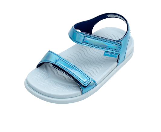 Native Shoes Charley Child Sky Hologram/Coastal Blue