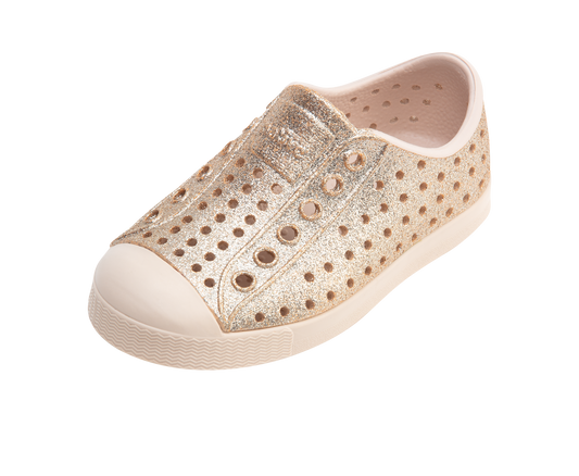 Native Shoes - Jefferson Bio Bling Kids - Rock Salt Bling/Rock Salt Pink