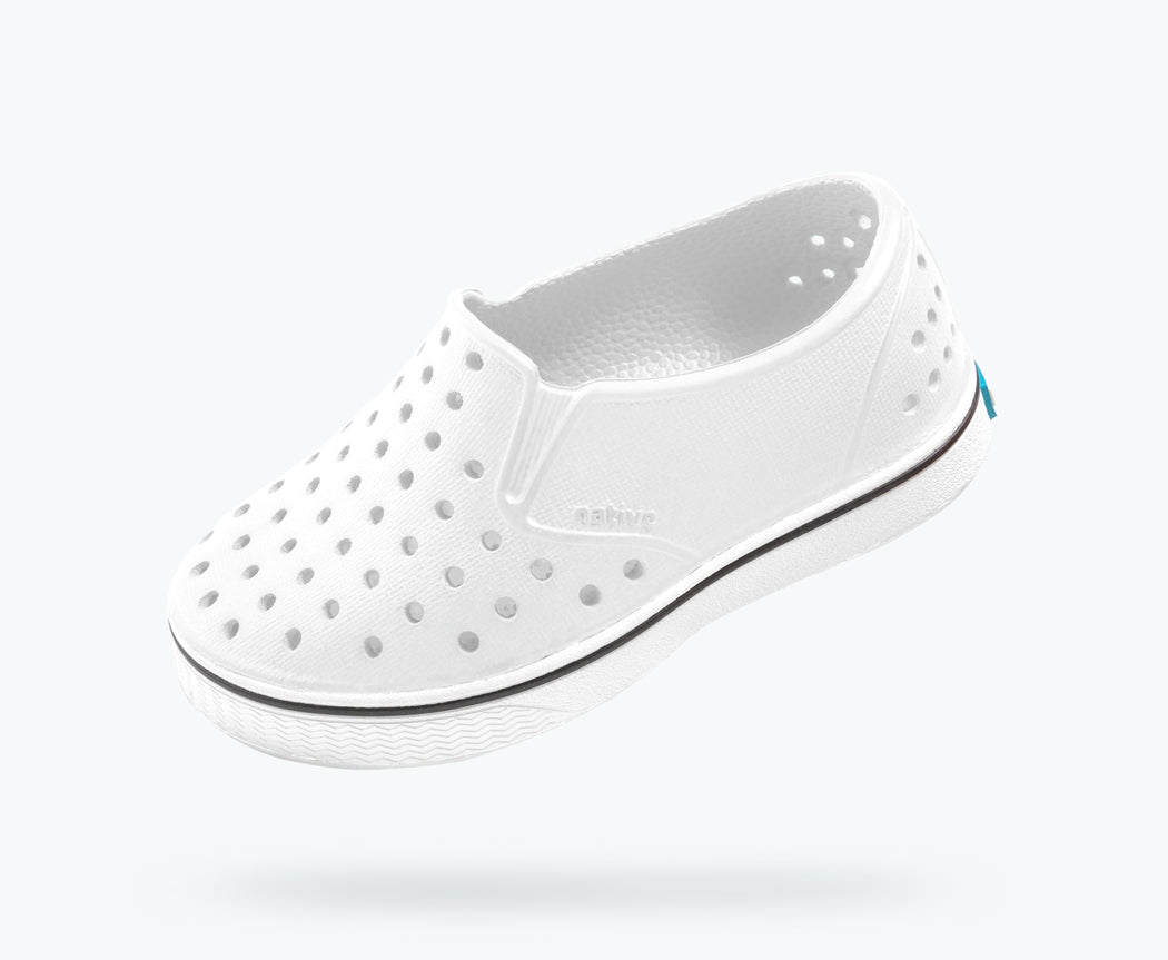 Native Shoes Miles Kids' Wider-Fit Slip-On – Lightweight EVA, Water-Friendly | Wide Fit Kids' Shoe