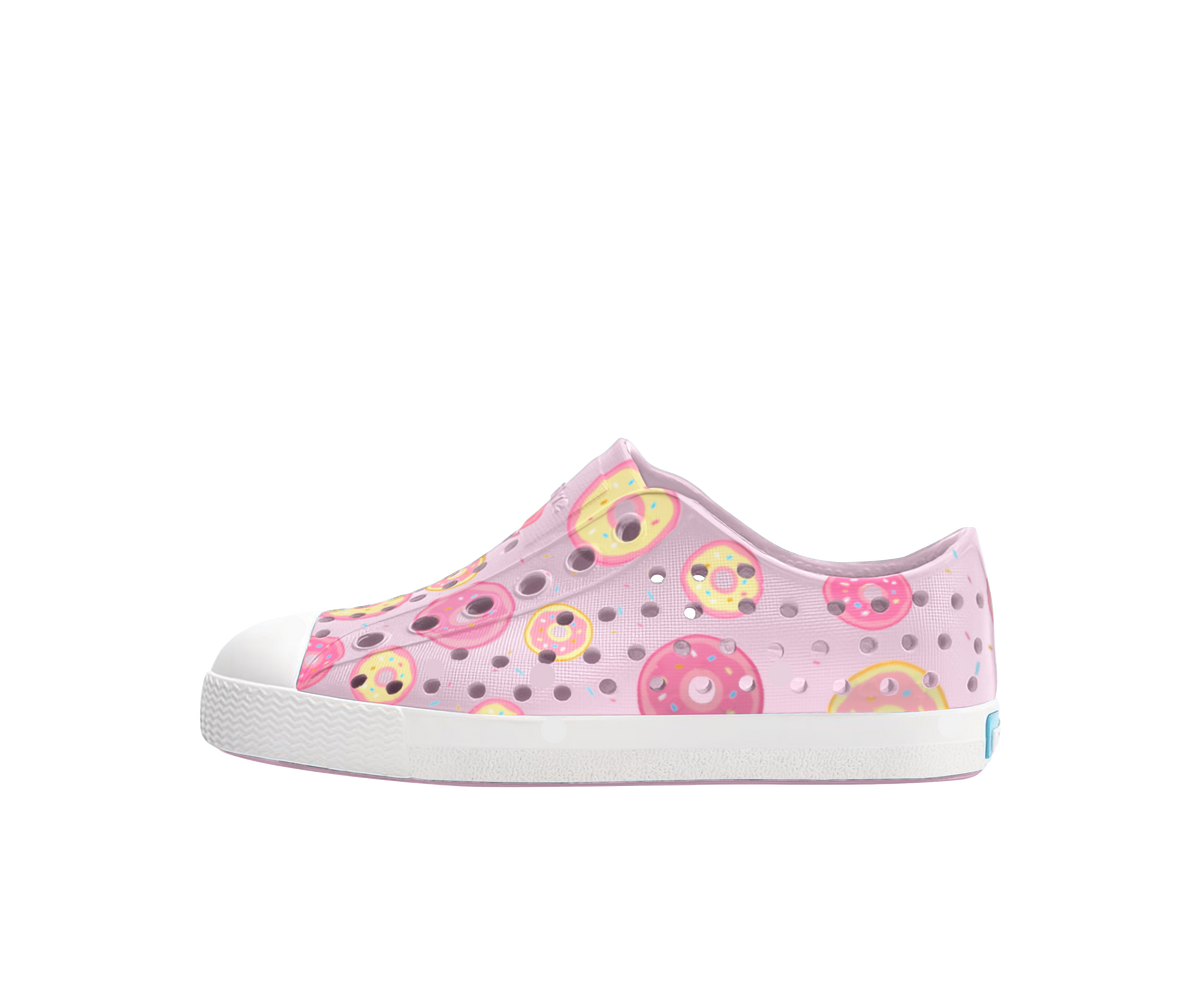 Native Shoes Jefferson Kids' Classic Slip-On Sneaker – Lightweight, Washable EVA | Fun Prints