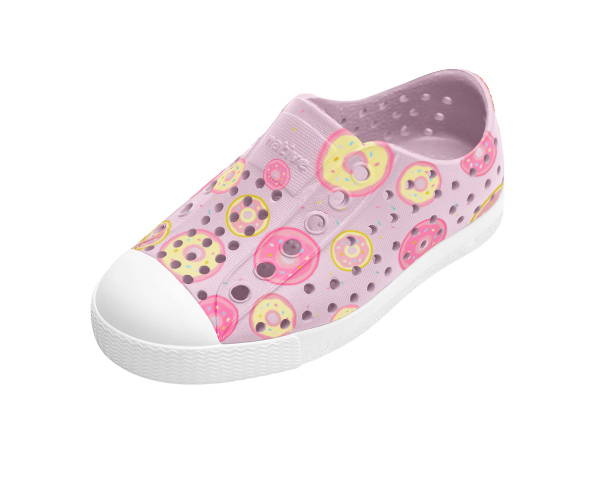Native Shoes Jefferson Kids' Classic Slip-On Sneaker – Lightweight, Washable EVA | Fun Prints