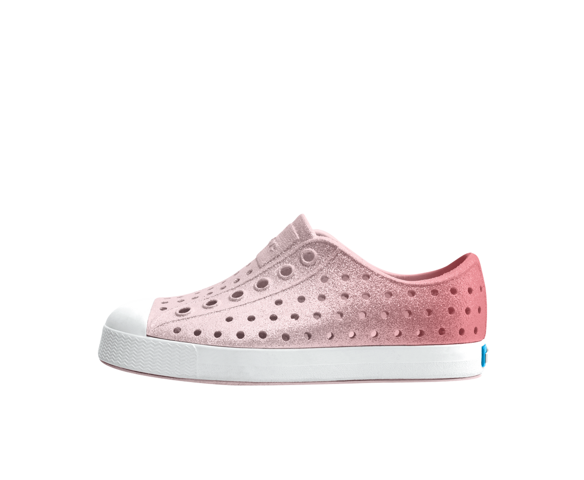 Native Shoes Jefferson Kids' Bio Bling Slip-On - Future Purple Bling