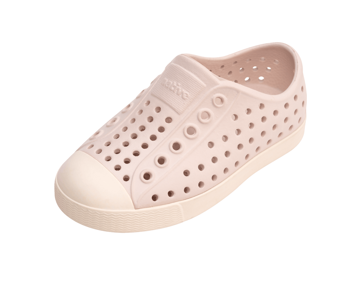 Native Shoes Jefferson Kids' Classic Slip-On Sneaker – Lightweight EVA, Water-Friendly | Soft Colours