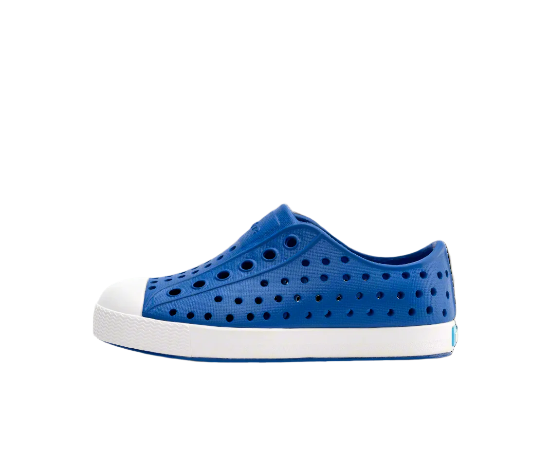 Native Shoes Jefferson Kids' Classic Slip-On Sneaker – Lightweight EVA, Water-Friendly | Concentrated & Vivid Colours