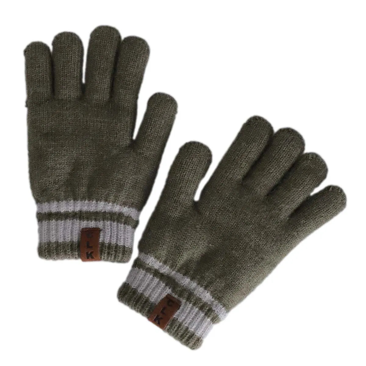 Calikids Woollen Knitted Gloves, children's mittens — detail view