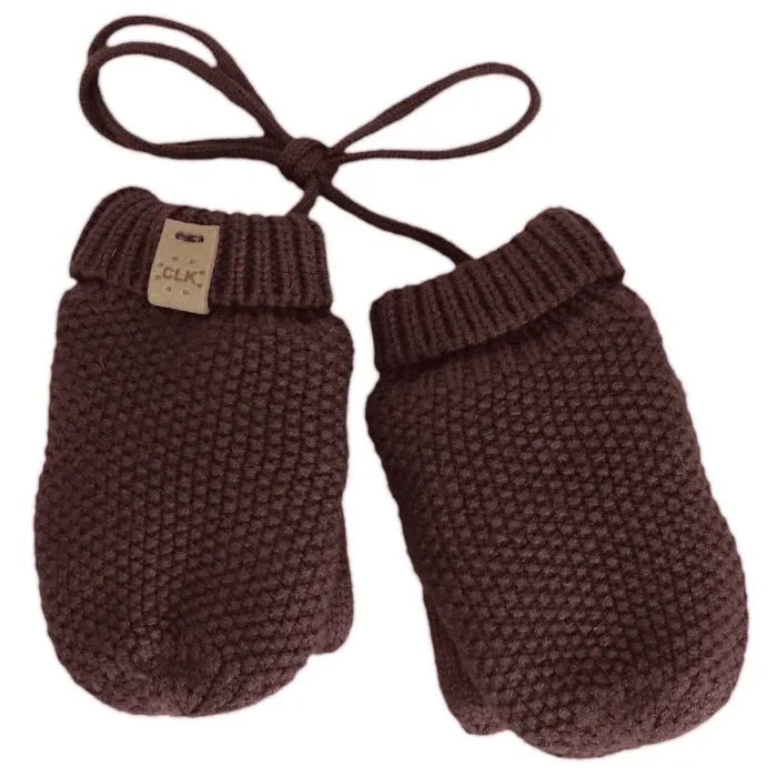 Calikids Knit Soft Touch Mitten - Coffee