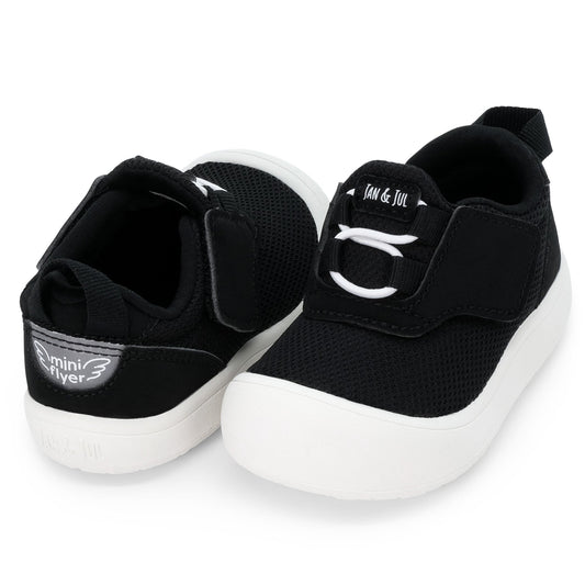 Jan & Jul - Mini-Flyer Toddler Sneakers - Black Tie