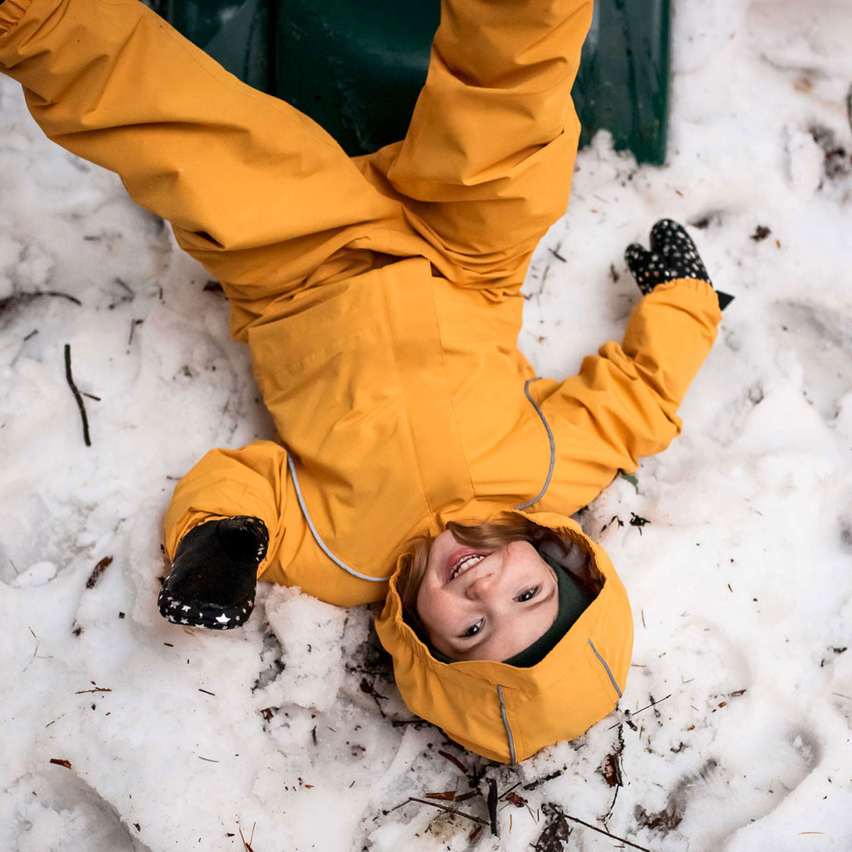 Jan & Jul - Kids Puddle-Dry Fleece Lined Waterproof Rainsuit — waterproof, rain gear, children's outerwear — additional view