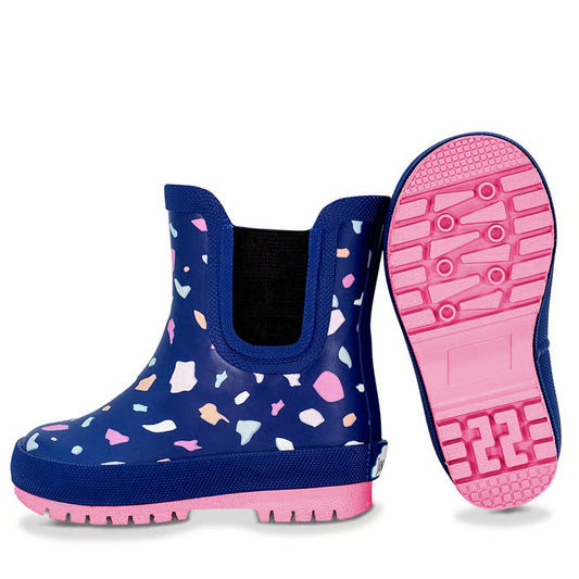 Jan & Jul - Kids Rubber Rain Boots | Terrazzo