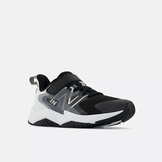New Balance - Rave Run v2 Running Shoe - Bungee Lace with Top Strap - Toddler - Black