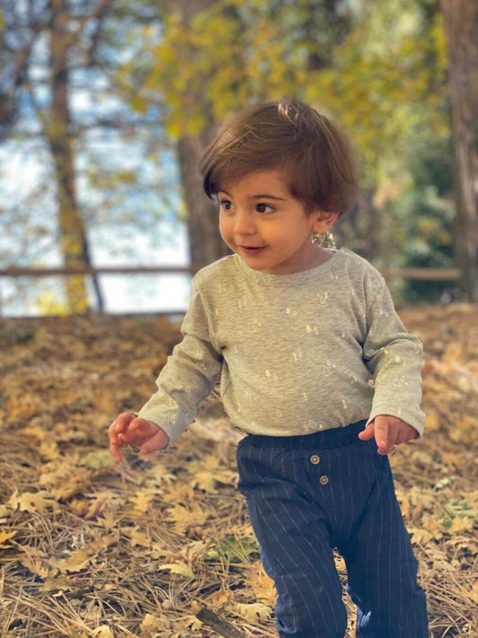 Ettie & H - Morgan Shirt - Grey Trees