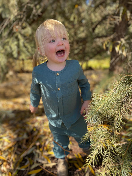 Ettie & H - Kerris Top - Blue Gauze