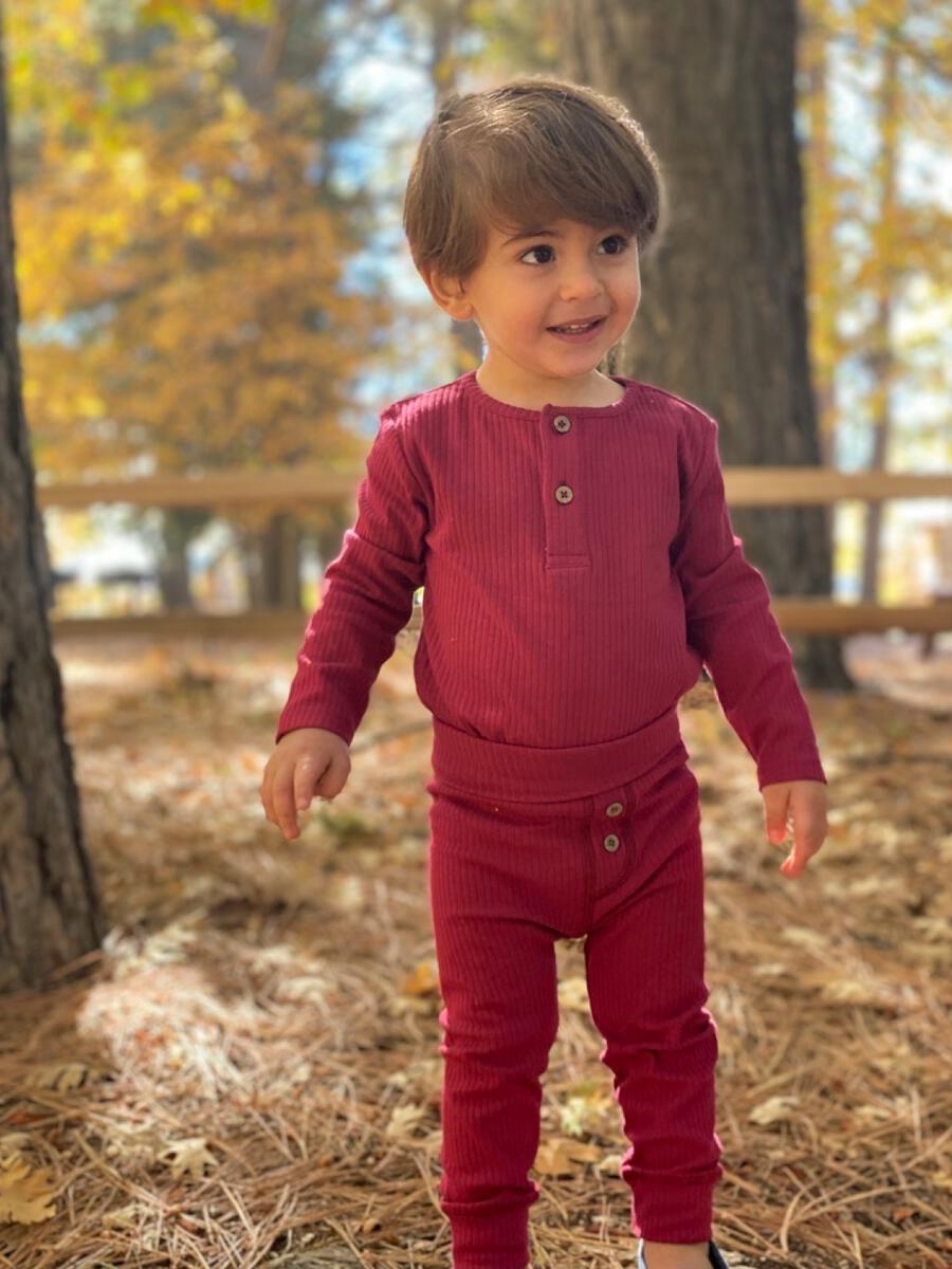 Ettie & H - Perry Leggings - Burgundy