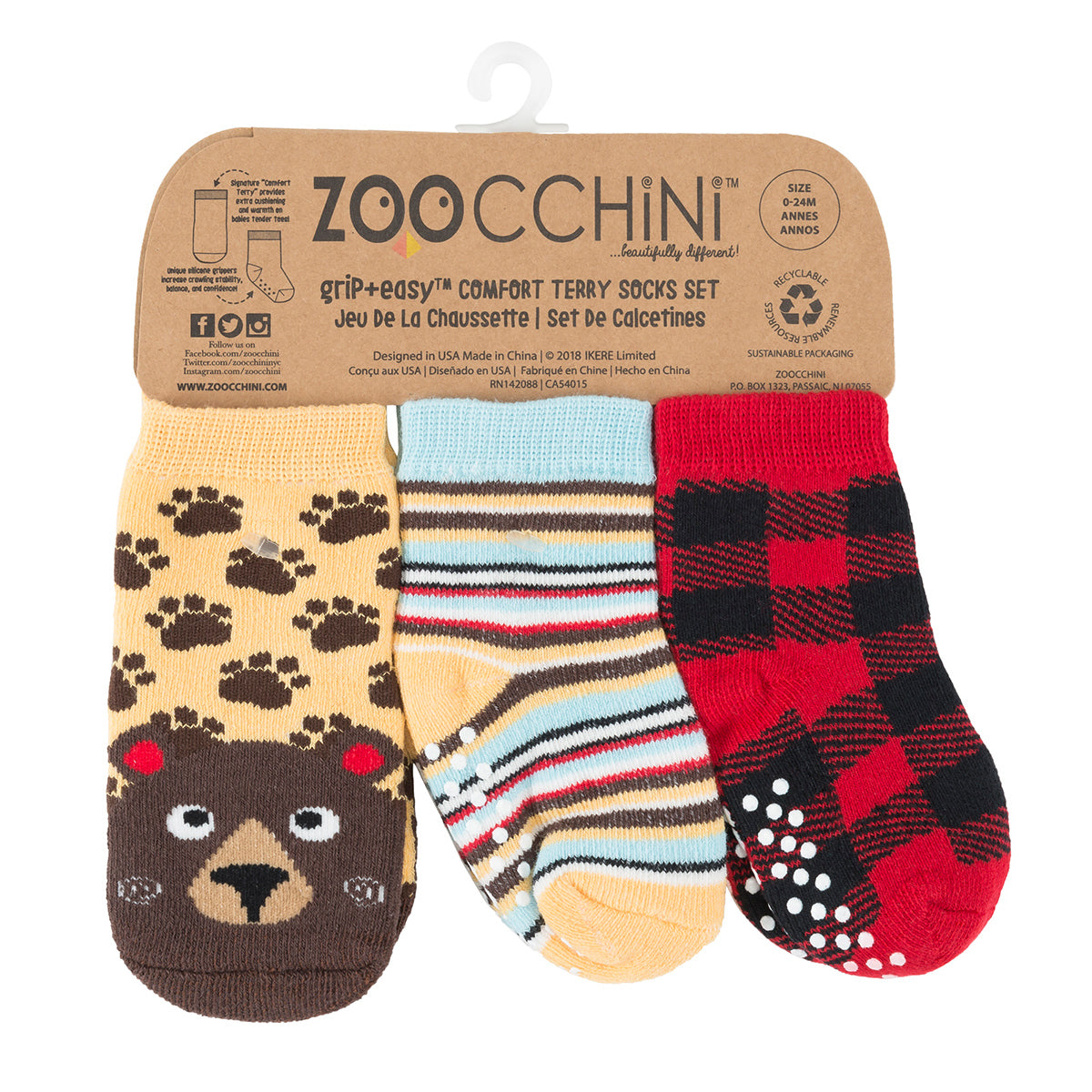 ZOOCCHINI - Comfort Terry Socks 3PK