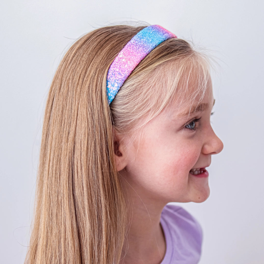 Frog Sac - Tapered Chunky Glitter Headband