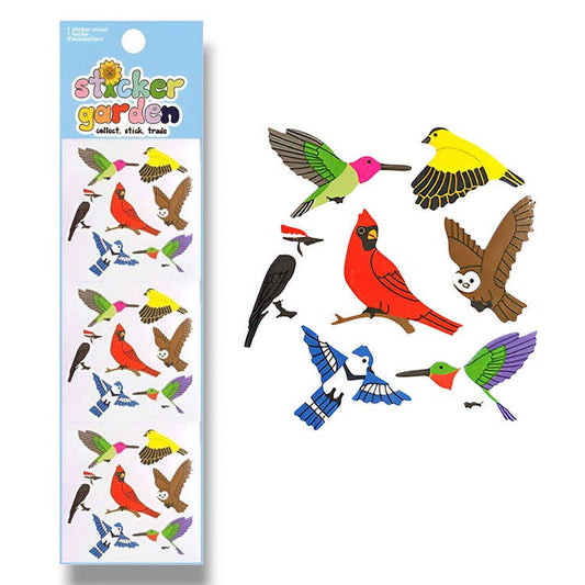 Sticker Garden - Glossy Birds Stickers for Kids