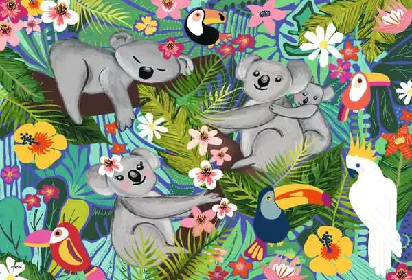 Ravensburger - Children’s Jigsaw Puzzle Koalas and Sloths - 24 Pieces Puzzle