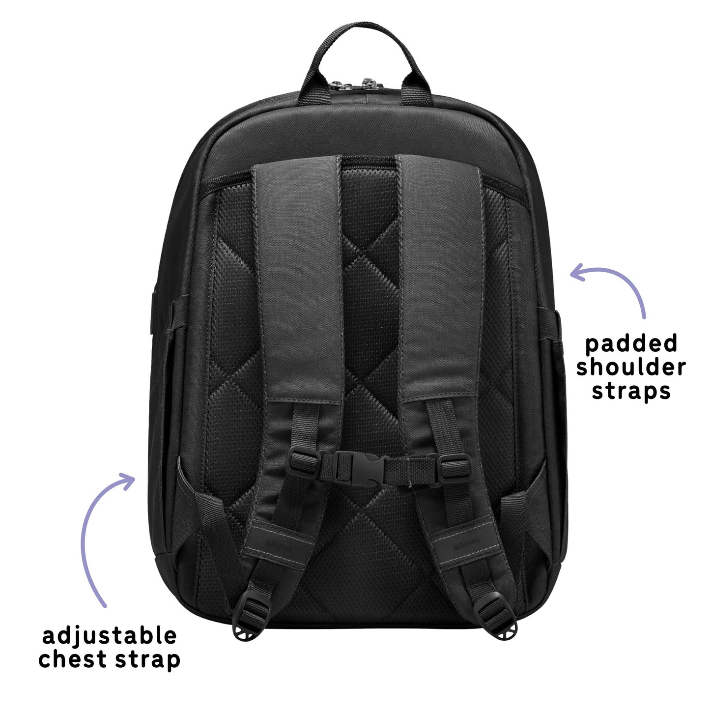 uninni - Bailey Backpack - Black: Black