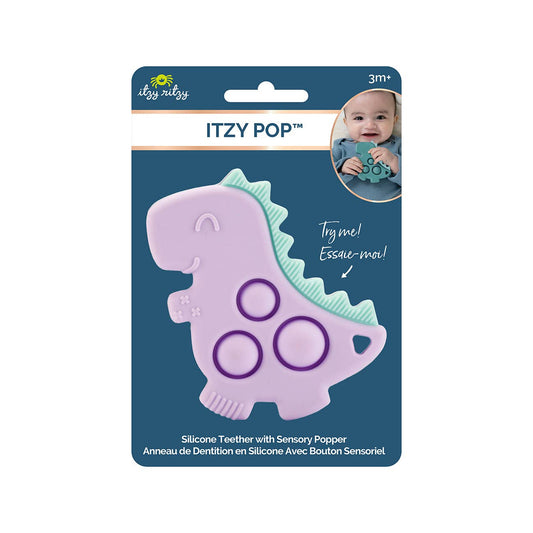 Itzy Ritzy - Itzy Pop Lilac Dino Teether