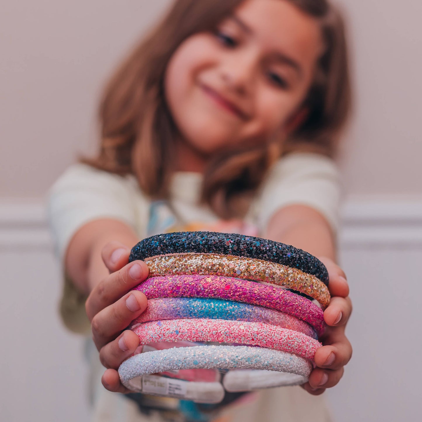 Frog Sac - Glitter Headband - Thin Hairbands for Kids