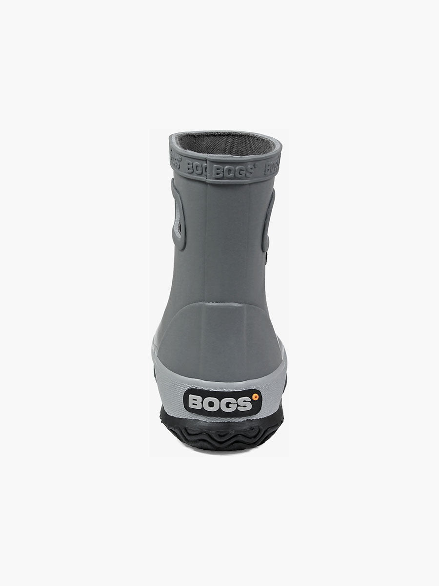Bogs Skipper Solid Kids' Rain Boot Gray