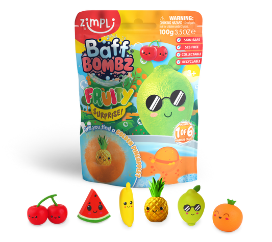 Zimpli Kids - Zimpli Baff Bombz Surprise Fruity Figure Large Bath Bomb