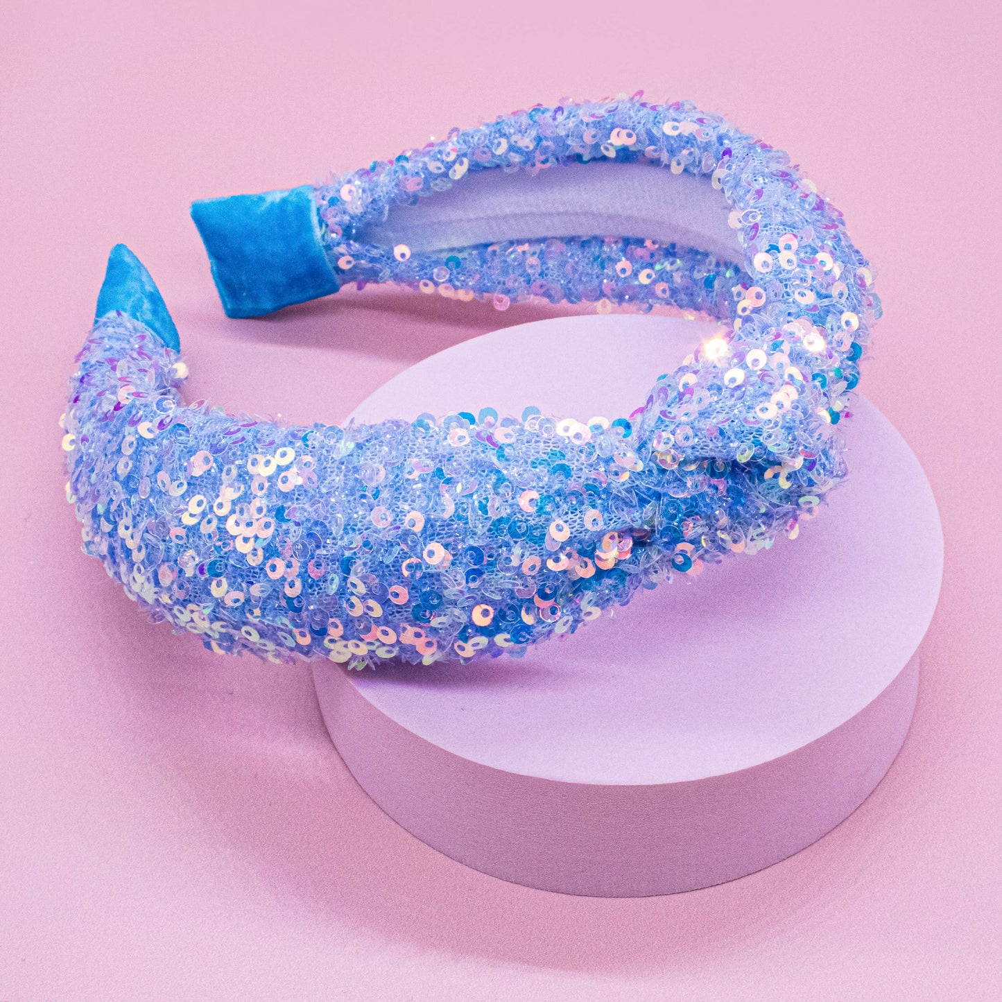 Frog Sac Kids Knot Headband, Sequin Knotted Hair Band Accessories