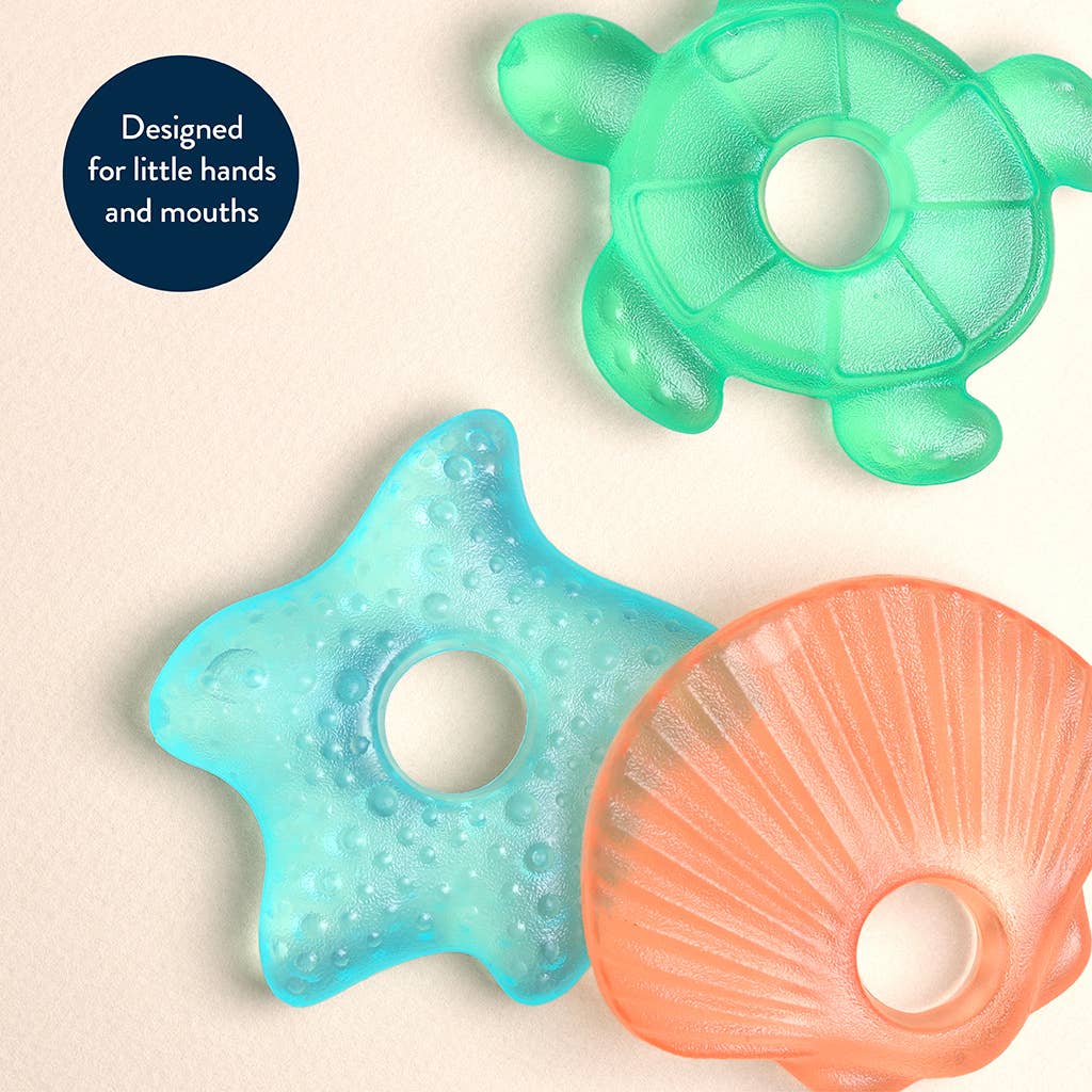 Itzy Ritzy - Cutie Coolers™ Water Filled Teethers (3-pack): Seaside