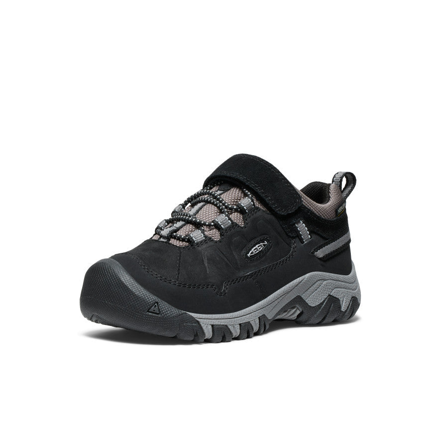 Keen - Targhee IV Waterproof Hiking Shoe - Little Kids -  Black/Steel Grey
