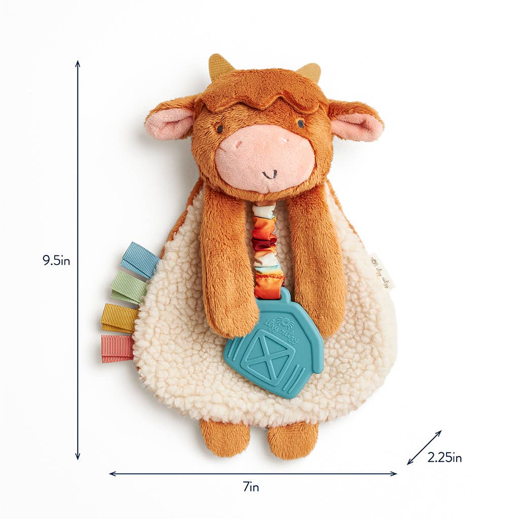 Itzy Ritzy - Highland Cow Itzy Friends Lovey™ Plush
